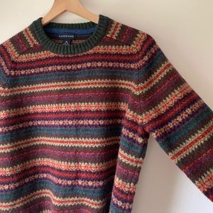 Land’s End Wool Fair Isle Sweater